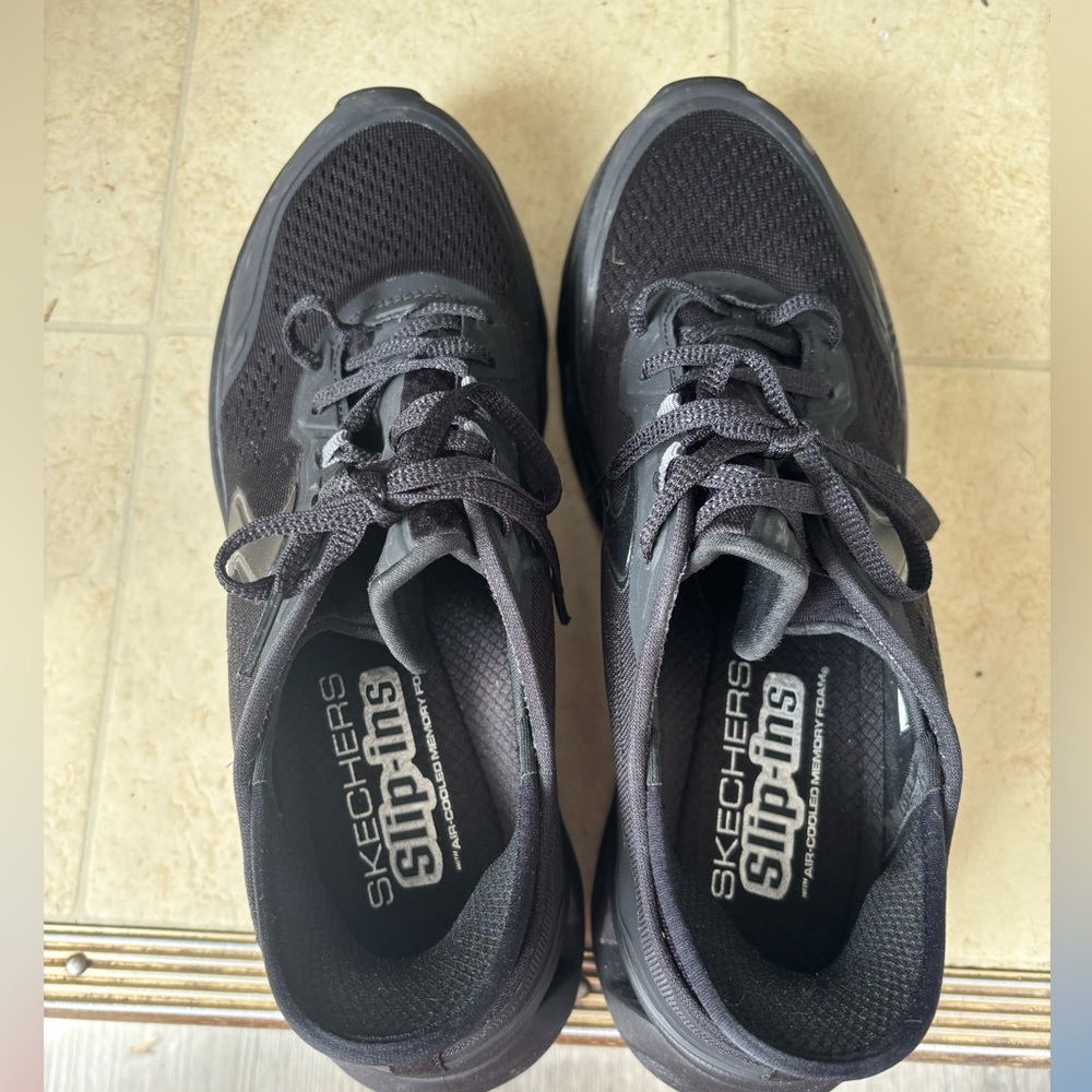 Skechers Women’s Black Slip-On Sneakers